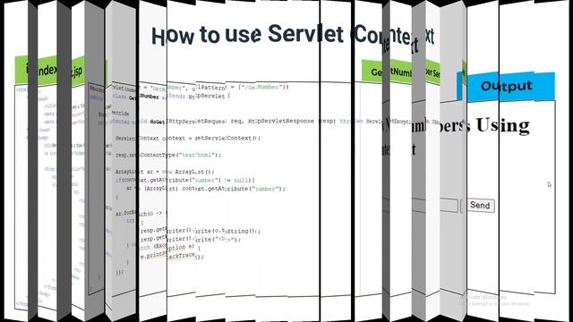 How to use Servlet Context смотреть онлайн