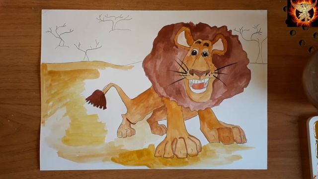 Рисуем лва Алекса смотреть онлайн