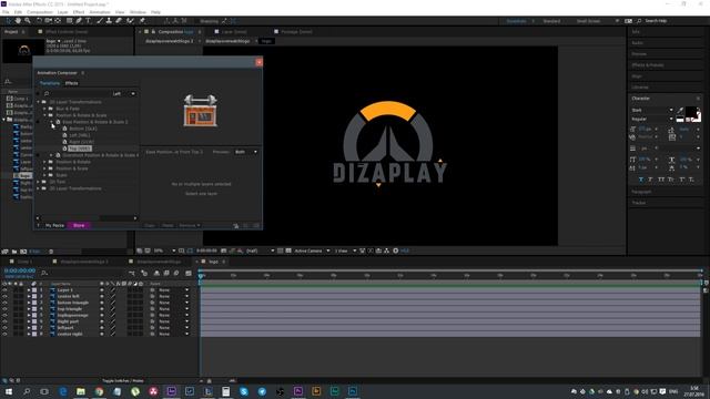 АНИМАЦИЯ В AFTER EFFECTS ЗА 5 МИНУТ Animation Composer. смотреть онлайн