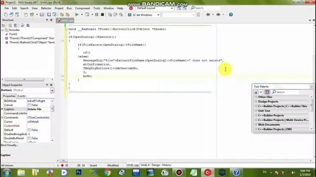 C++ Builder | OpenDialog | How to delete files with OpenDialog смотреть онлайн
