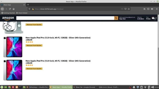 Amazon clone using React and Firebase смотреть онлайн