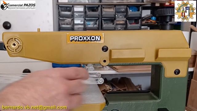 Sierra de marqueteria Proxxon DSH - Comercial Pazos - Accesorios, montaje y puesta en marcha смотреть онлайн