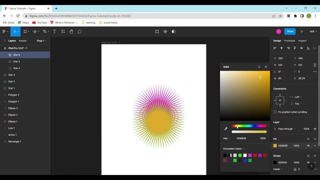 How To Use Star In Figma 2022 | How To Use Tools In Figma | #figma | Figma tutorial part 3 | смотреть онлайн