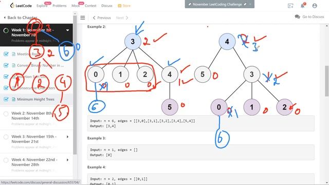 Minimum Height Trees - 4th Nov LeetCoding Challenge - GoMaster Coding Interviews смотреть онлайн