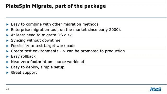 How ATOS uses PlateSpin Migrate [5-22-2019] смотреть онлайн