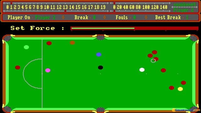 Alex Higgins World Snooker gameplay (PC Game, 1985) смотреть онлайн