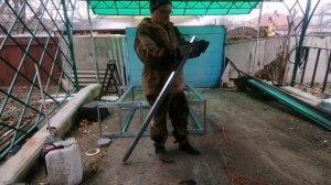 Бюджетный стеллаж для рассады из профиля ГКЛ.