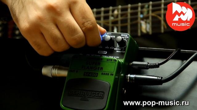 Гитарный эффект BEHRINGER SF400 SUPER FLANGER смотреть онлайн