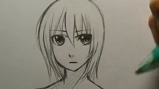 Drawing Sketch - Anime Girl