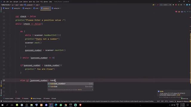 Guessing game in Kotlin смотреть онлайн