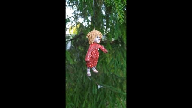 Ватная игрушка "Домовёнок" смотреть онлайн