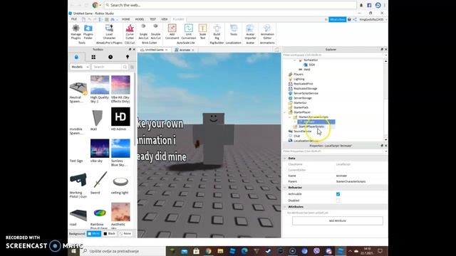 [ROBLOX STUDIO]How to Make Idle Animation R16 AND R15! смотреть онлайн