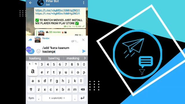 How to use unlimited filter bot in Telegram in tamil | Telegram series | HD TALKIES-தமிழ் смотреть онлайн