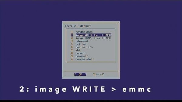 Krescue - Online OS Installation