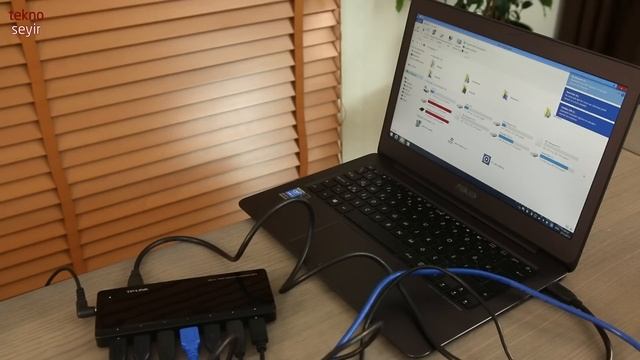 TP-LINK UH720 USB 3.0 hub incelemesi смотреть онлайн