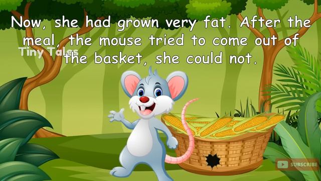 The Hungry Mouse Story in English with Subtitles | Tiny Tales | 1 minute stories | Audiobook смотреть онлайн