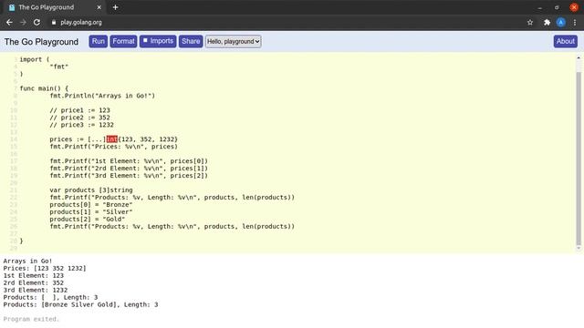 Arrays in Go | Go Collections [Go for beginners #14] смотреть онлайн