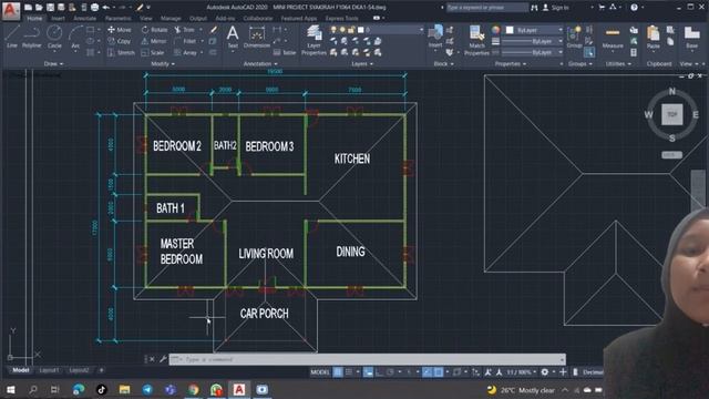 MINI PROJEK - AUTOCAD смотреть онлайн