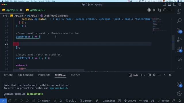 29. useEffect & Data Fetching (Async await, .then etc) смотреть онлайн