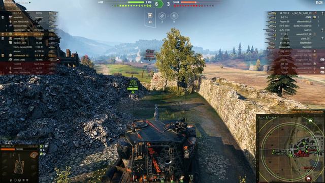 Карта Линия Зигфрида танк FV215b 183 бой мечты!Фугасный монстр в деле. смотреть онлайн