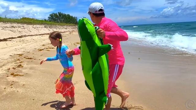 Nastya and her adventure with toys at the sea смотреть онлайн