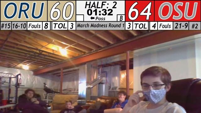 #15 Oral Roberts vs #2 Ohio State - March Madness Round 1 - Live Reaction смотреть онлайн