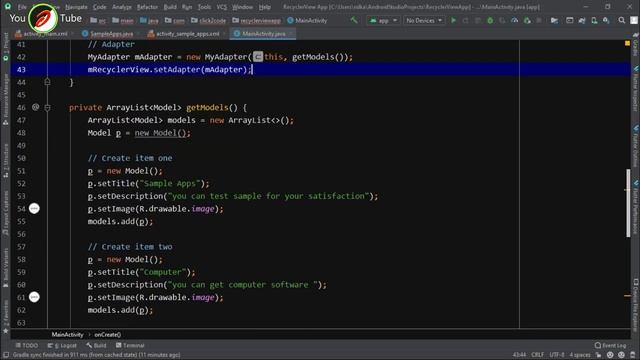 Part : 05 || How to create multiple recycler view in one App || RecyclerView App Tutorial смотреть онлайн