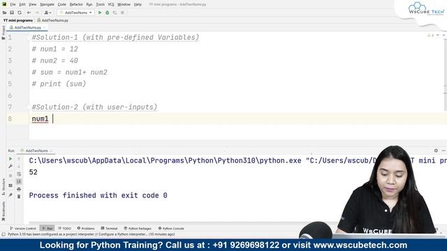 Python Program to Add Two Numbers - Complete Guide for Beginners смотреть онлайн