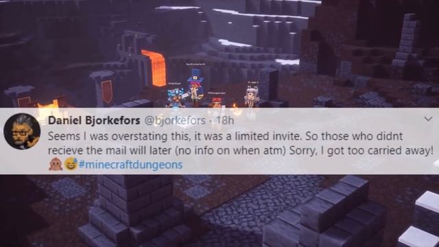 MINECRAFT DUNGEONS BETA RELEASED -  Have You Received Your BETA Key?