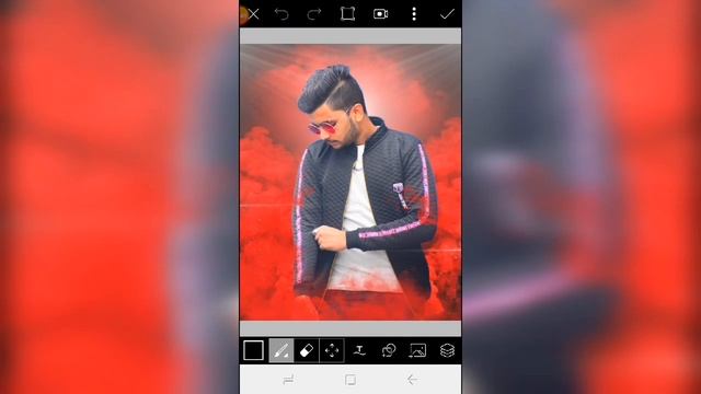 Pics Art Red smoke bomb photo editing Tutorial in picsart by ATP PICTURES смотреть онлайн
