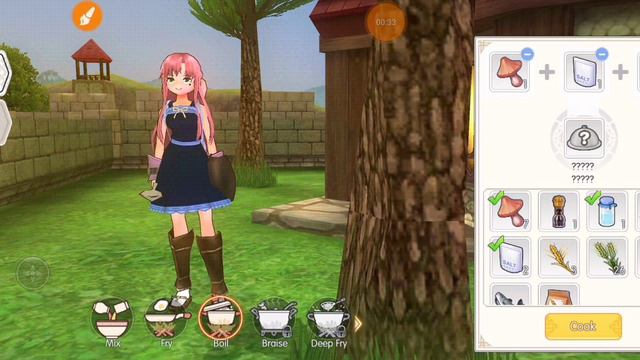How to Cook/Unlock "Baked mushroom Recipe" | Mabinogi Fantasy Life | Android | Dec 2019 смотреть онлайн