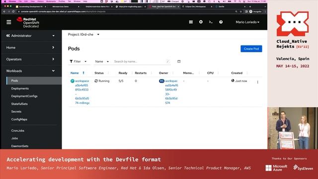 Accelerating development with the Devfile format смотреть онлайн