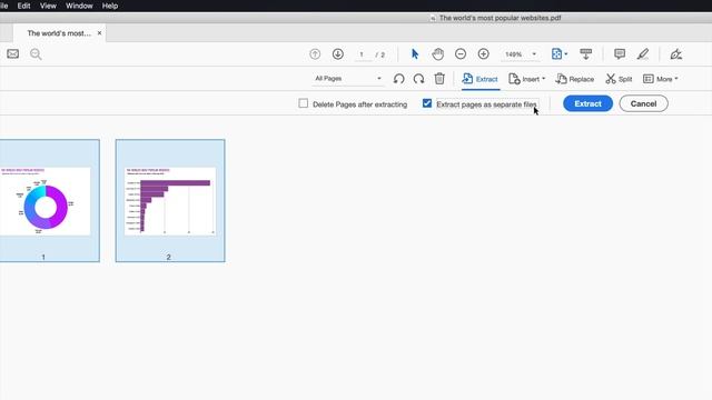 How to save individual pages from a multi page PDF | 2019 | Mac & Pc смотреть онлайн