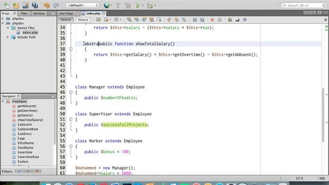 19. الكلاسات المجردة و الواجهات Abstract Classes and Interfaces смотреть онлайн