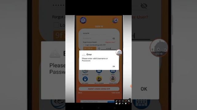 IRCTC Rail Connect App Fix Please provide correct User Name Problem Solve смотреть онлайн