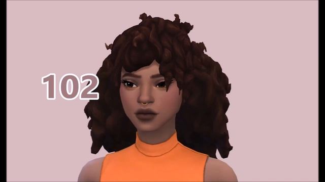 ALL OF MY FEMALE CC HAIRS + LINKS | MAXIS MATCH CC SHOWCASE смотреть онлайн