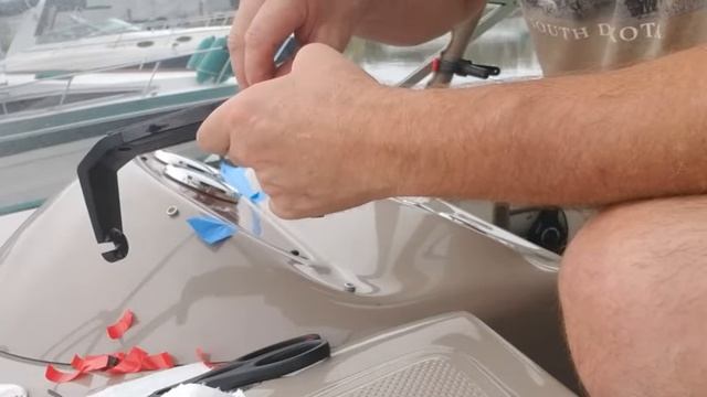 Humminbird Helix 7 GPS install on Maxum 2400SCR without drilling holes in the Boat смотреть онлайн