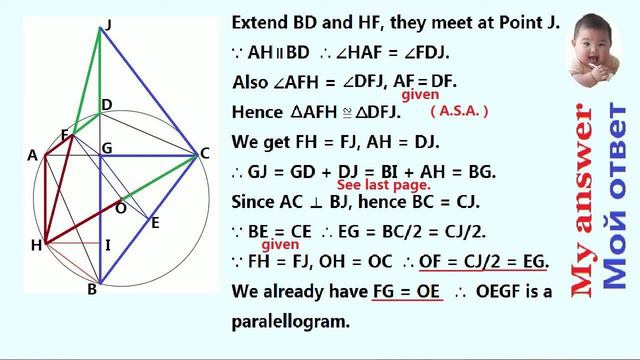 【MY METHODS 88】Prove ABCD is a parallelogram. #geometry #algebra #mathematics смотреть онлайн
