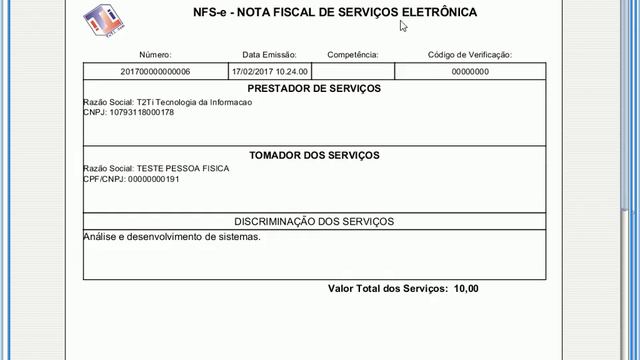Projeto T2Ti ERP 2.0 - Java RIA - NFS-e - Nota Fiscal de Serviços Eletrônica (ABRASF) смотреть онлайн