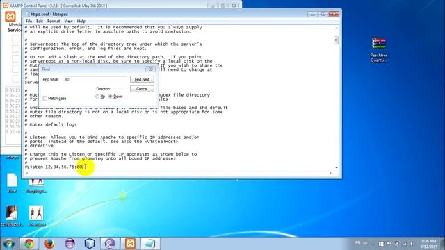 How to change port 80 to port 81 in Xampp смотреть онлайн