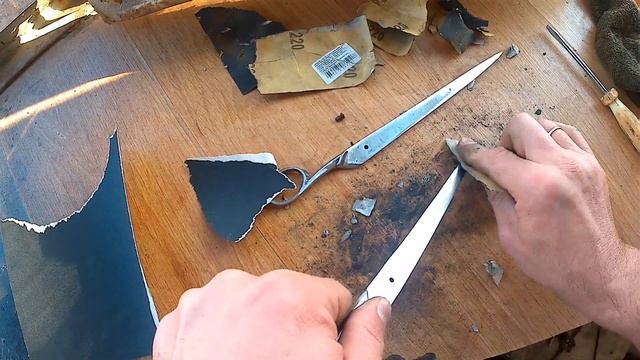 Реставрация ножниц времен ранних советов своими руками. смотреть онлайн