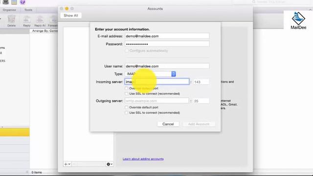 [GoCloud] How to add account on MS Outlook for Mac (IMAP) смотреть онлайн