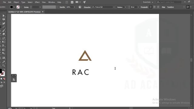 How to make logo in Illustrator | Adobe Illustrator cc 2017/2018 | Dynamic Logo смотреть онлайн