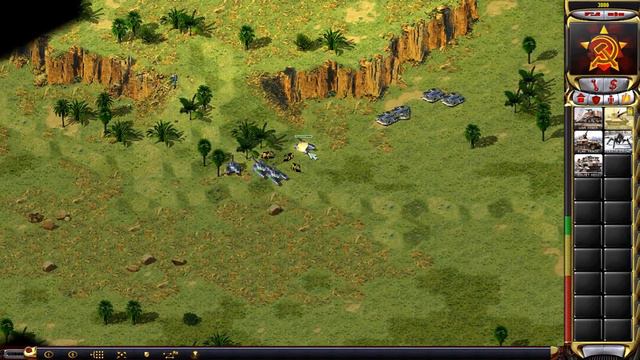 Red Alert 2 Yuri's Revenge - PRO 2 vs 2 Game on the map Divide & Conquer смотреть онлайн