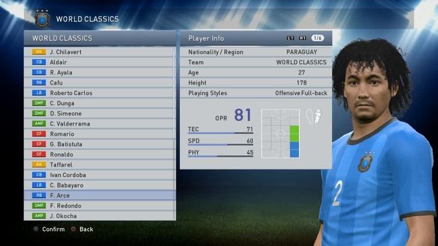 World Classics Player Faces | Pro Evolution Soccer 2015 (PES 2015) смотреть онлайн