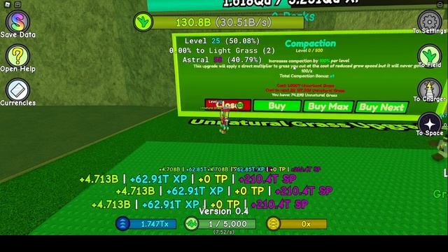 Grass Cutting Incremental ??? Funny Recelerator Upgrade Showcase | Roblox смотреть онлайн