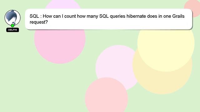 SQL : How can I count how many SQL queries hibernate does in one Grails request? смотреть онлайн