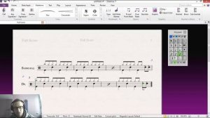 Что играет барабанщик? Как написать партию ударных. Нотный редактор Sibelius