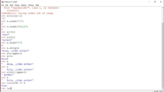 ?4.1 Ejercicios resueltos de strings - Curso de programación desde cero (con Python) смотреть онлайн