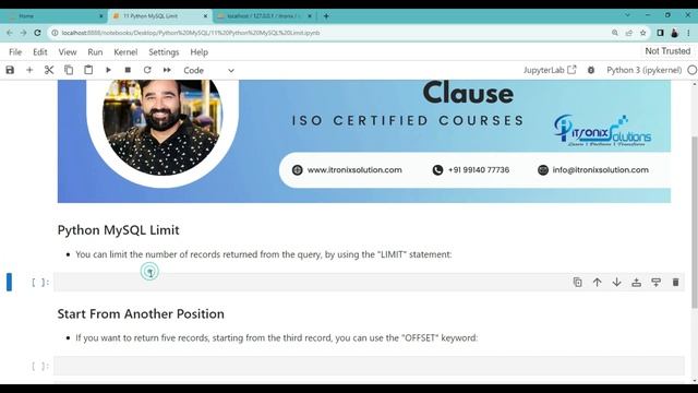 How To Execute SQL SELECT Statements With The LIMIT Clause Using Python смотреть онлайн